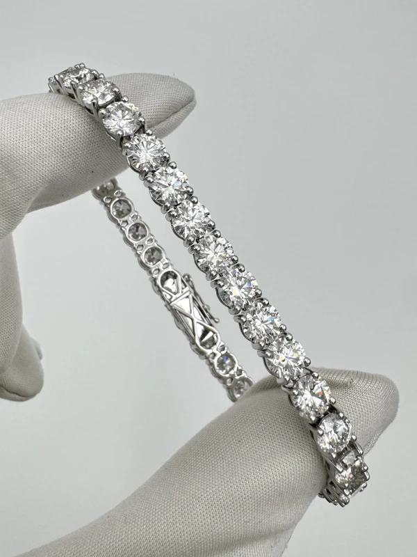 RalfDiamonds ROUND DIAMOND 16.70 CT F-G/VVS-VS BRACELET (SIZE 17.5) RFD167 2