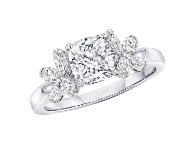 Cushion Shape Diamond 1.00 ct G/VS1 ct Ring (SIZE 51) GIA