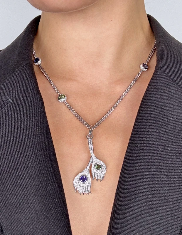 Carrera y Carrera PEACOCK PENDANT CYC678 2
