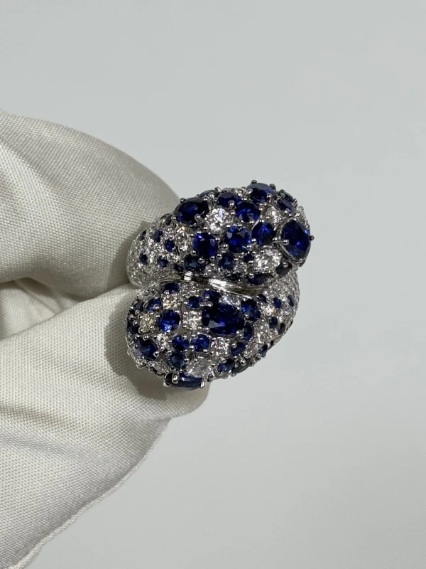 RalfDiamonds DIAMOND 7.97 CT E-F/VS & SAPPHIRE 20.46 CT SET RD SET 7.97-20.46 7