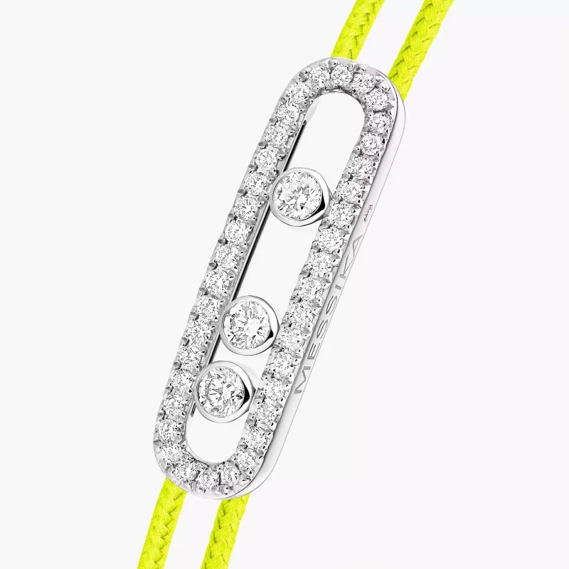 Messika Messika CARE(S) Yellow Cord Pavé Bracelet 14655-WG 2