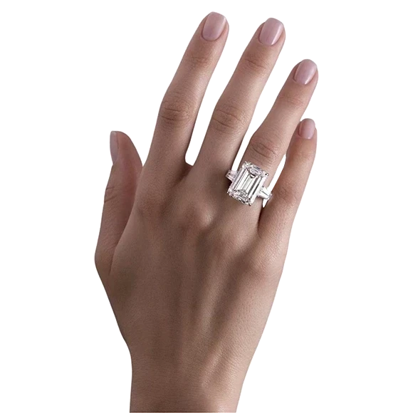 СЕРЬГИ NO NAME Кольцо с бриллиантом 10.01 D/FLAWLESS 10.01 D/FL 2