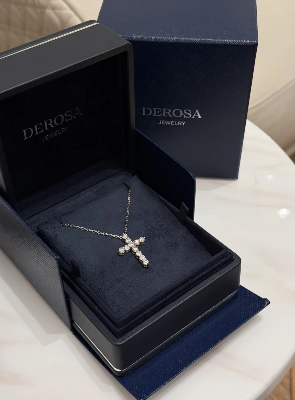 DeRosa DIAMOND CROSS 2.05 CT FINE WHITE/VS C205016 2
