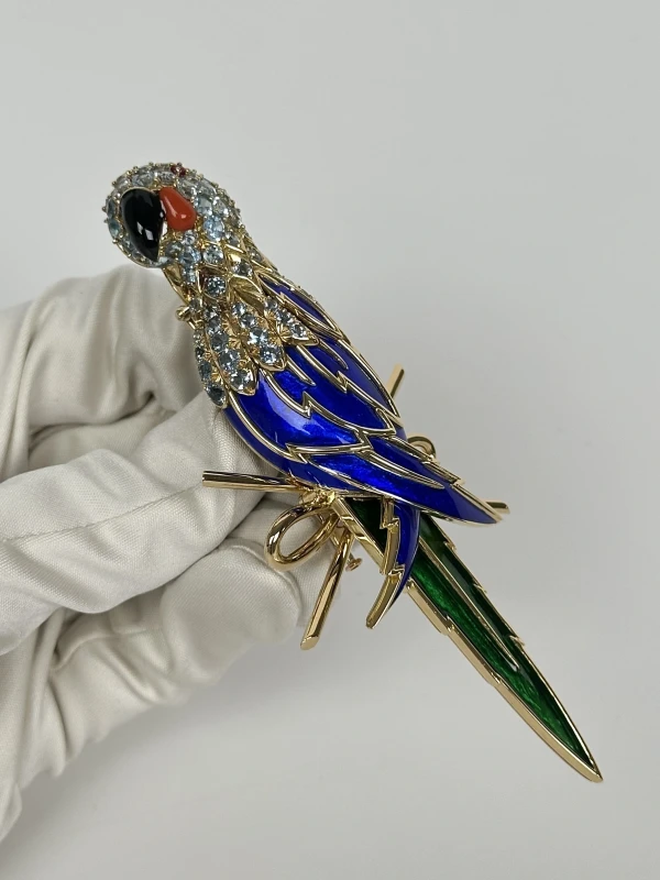 Tiffany & Co T&Co1539 SCHLUMBERGER ENAMEL BROOCH T&Co1539 5
