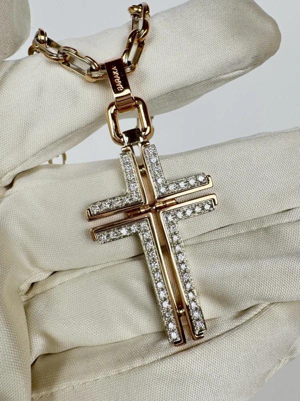 Baraka DIAMOND CROSS PENDANT BRK788 4