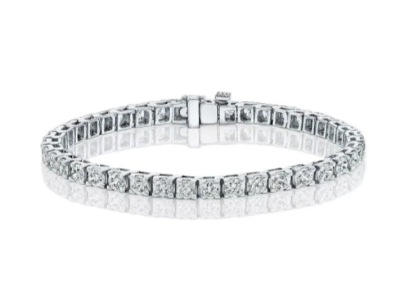 ROUND DIAMONDS 15.57 CT BRACELET (SIZE 17)