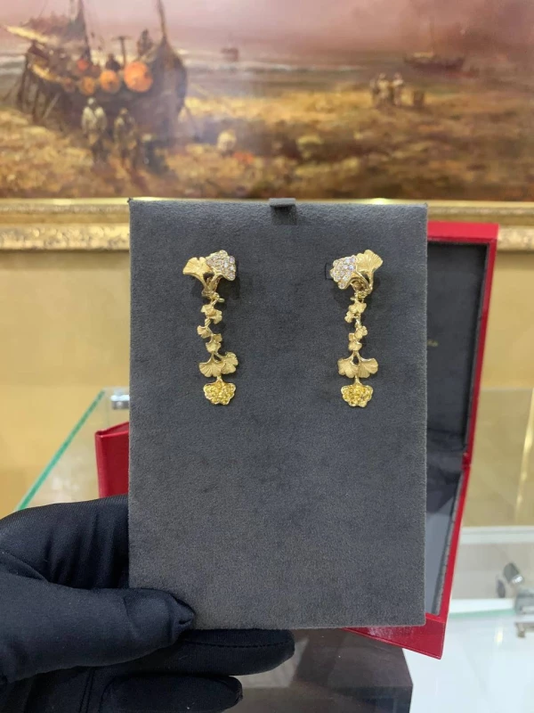 Carrera y Carrera GINKGO EARRINGS DA09455 8