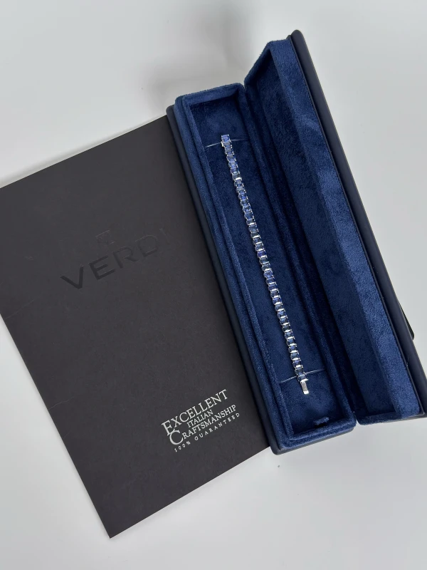 VERDI JEWELLERY БРАСЛЕТ С САПФИРАМИ 22.78 CT A56H 6