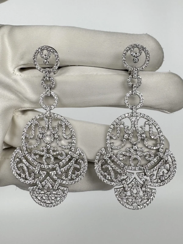 Jacob & Co LACE EARRINGS 91534296 3