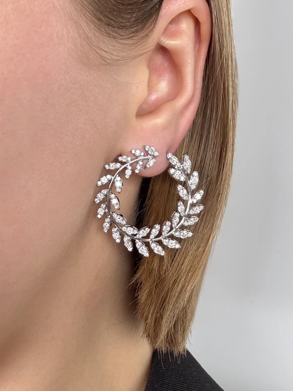 RalfDiamonds FLOWER DIAMOND EARRINGS RFD2345 2