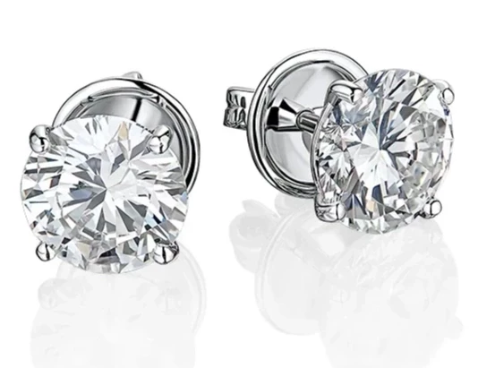 Earrings without a brand СЕРЬГИ С БРИЛЛИАНТАМИ 5.02 - 5.02 CT D/INTERNALLY FLAWLESS (GIA) NN5.02-5.02CT