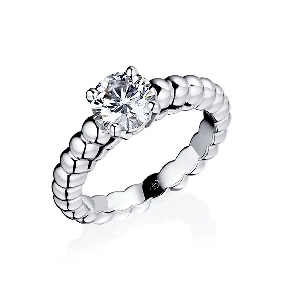 PERLEE SOLITAIRE 0.55 CT F/VS1 RING 