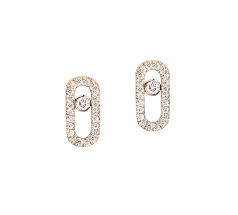 Messika MOVE UNO DIAMONDS EARRINGS 05634-PG 1