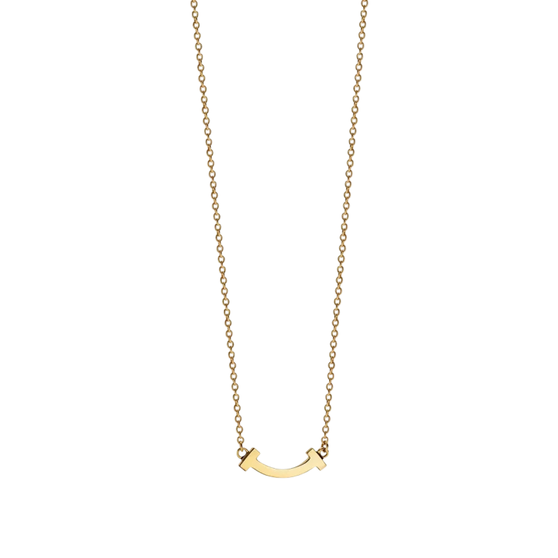 Tiffany & Co Smile Pendant in Yellow Gold, Mini 62617659 1