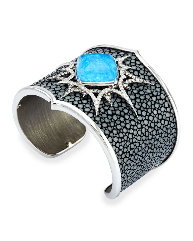 STEPHEN WEBSTER The Murder She Written Bracelet (Stingray Cuff) SW130624 1