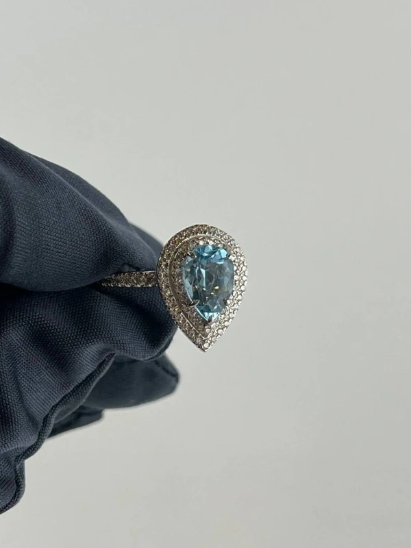 Tiffany & Co SOLESTE TANZANITE 1.25 CT RING (SIZE 52) T&CO1.25 3