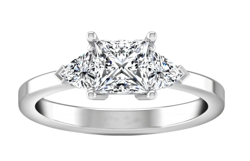 PRINCESS DIAMOND 1.59 CT F/VS2 RING (GIA)