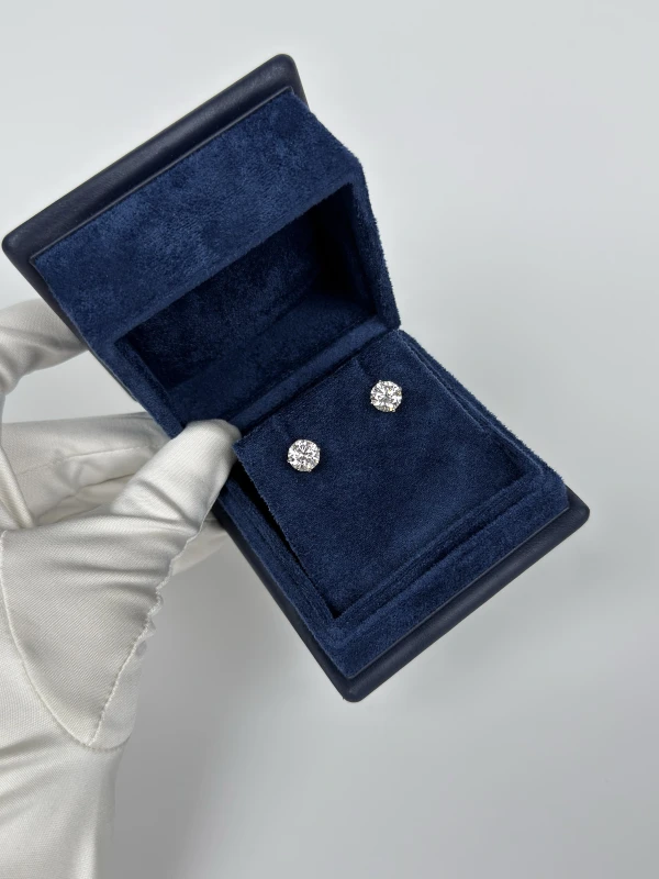 СЕРЬГИ NO NAME СЕРЬГИ-ПУСЕТЫ С БРИЛЛИАНТАМИ 2.00-2.03 CT H/VS2 (GIA) NN2.00-2.03 CT H/VS2 5