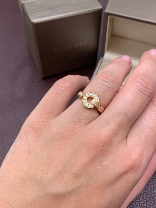Bvlgari BVLGARI BVLGARI, ROSE GOLD AND DIAMONDS RING 346209 2