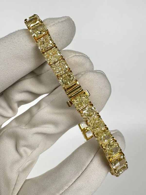 No name браслет с бриллиантами  38,30ct NN 35.93 CT Y-Z/VVS-SI 3