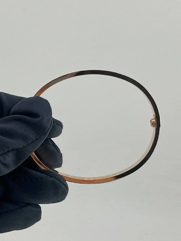 Cartier LOVE BRACELET, ROSE GOLD (SIZE 17) B6035617 4