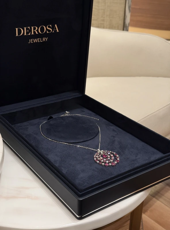 DeRosa DIAMOND & RUBY CELESTIAL PENDANT N22519965B 4