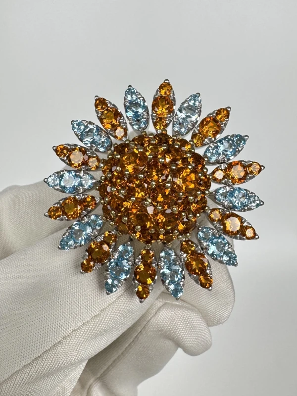 Pasquale Bruni CITRIE&TOPAZ MULTICOLOR RING (SIZE 54) PB8524 2