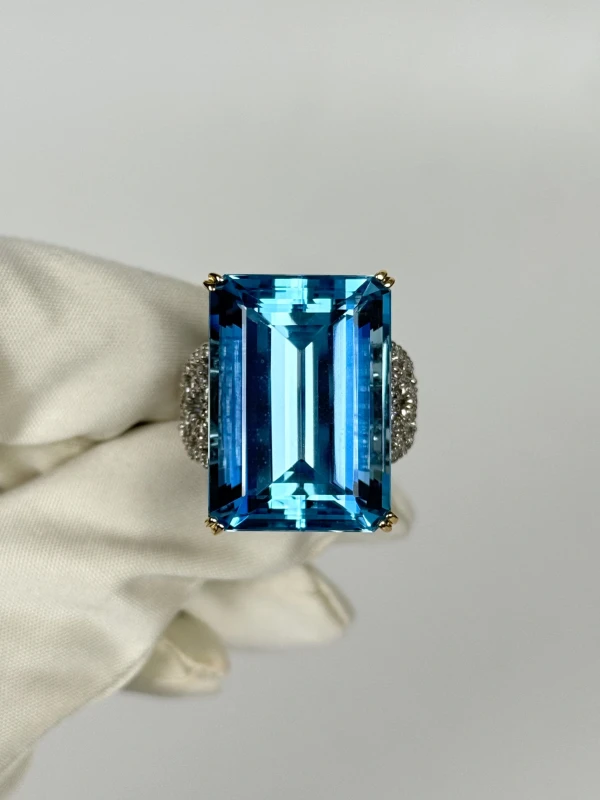 Ювелірні прикраси КОМПЛЕКТ С АКВАМАРИНОМ 81.74 CT 6