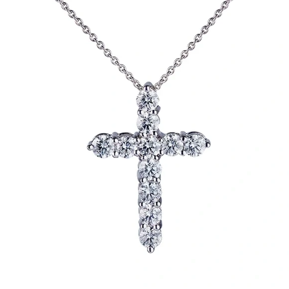 DIAMONDS CROSS PENDANT 3.63 CT