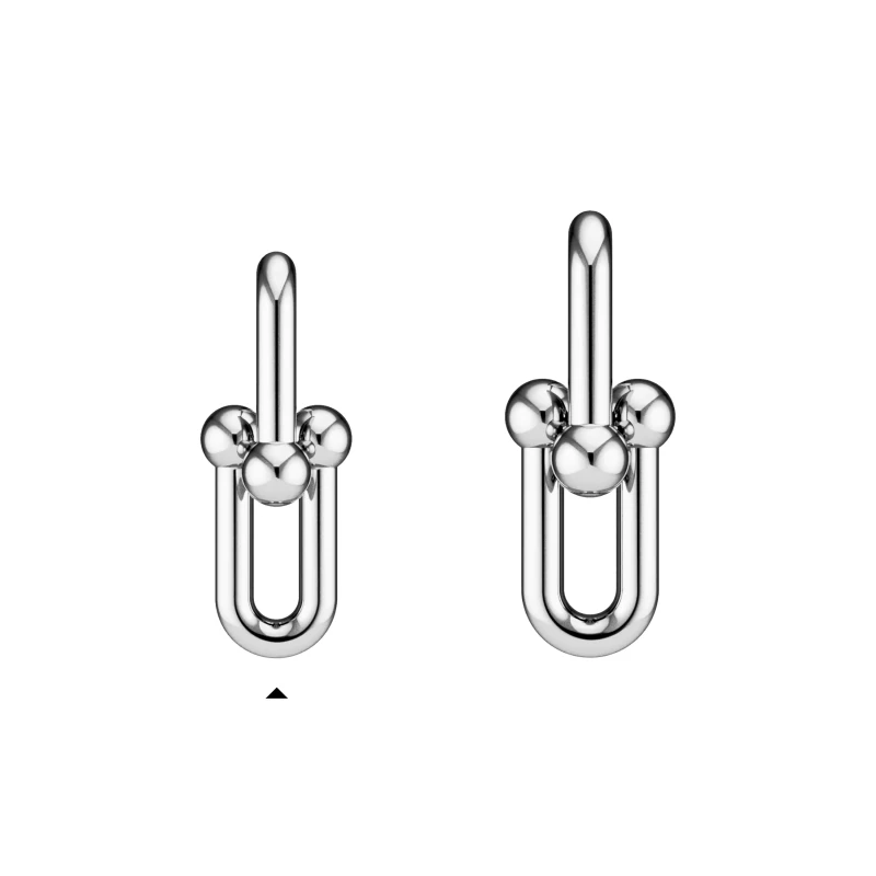 Tiffany & Co Tiffany HardWear Large Link Earrings in Sterling Silver 68533708 5