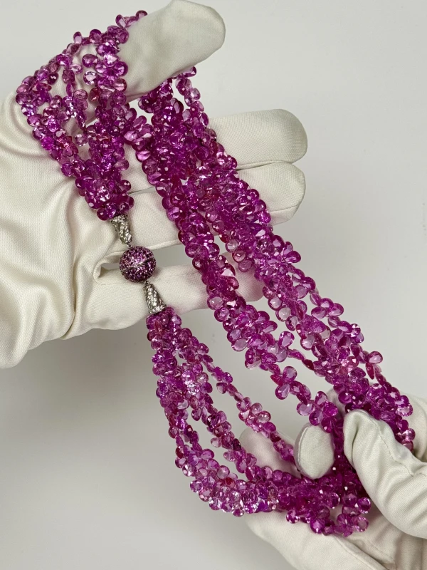 Adler SAPPHIRE AND DIAMOND NECKLACE ADLER Necklace 5