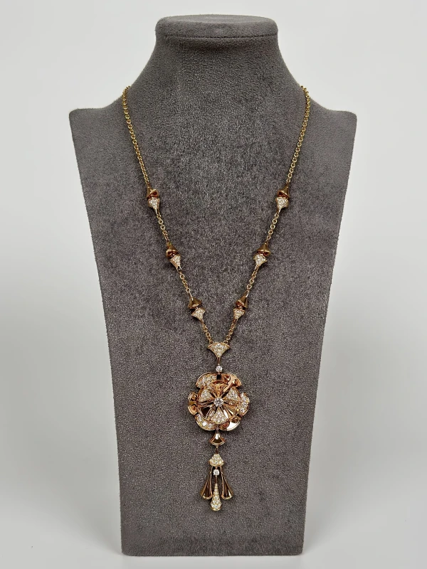 Bvlgari DIVA DREAM NECKLACE ROSE GOLD 407872 2