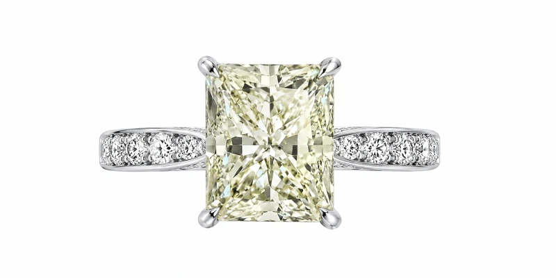 PRINCESS DIAMOND 4.02 CT RING (SIZE 53)