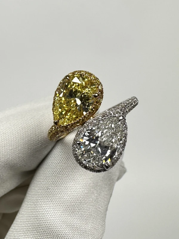 RalfDiamonds RDR2.01-2.02CT PEAR DIAMOND 2.01 - 2.02 CT RING (SIZE 54) RDR2.01-2.02CT 6