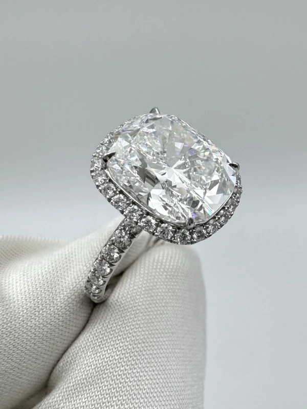 Harry Winston DIAMOND 4.55 CT F/VS2 RING rgdpcu050mic-045 3