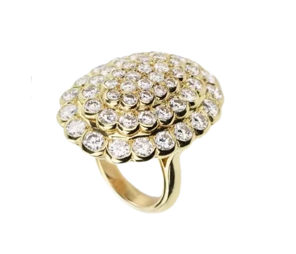 VINTAGE COCTAIL RING 9.5 CT F/VVS (SIZE 52)