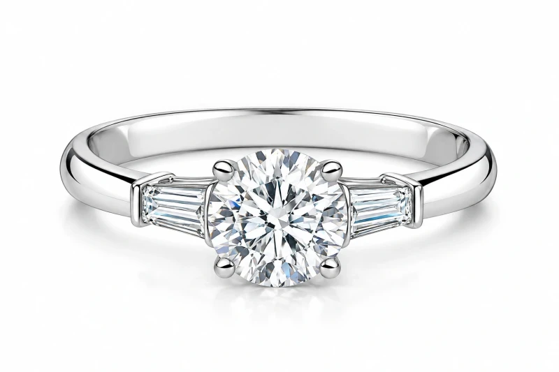 ROUND DIAMOND 1.52 CT E/VVS1 RING (SIZE 49) GIA EXEXEX