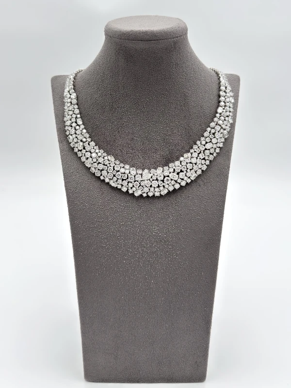 No name ROUND DIAMONDS 66.70 CT NECKLACE NN66.70 ct 3