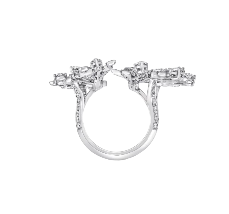 GRAFF New Dawn Multi-Shape Double Diamond Ring RGR745 1