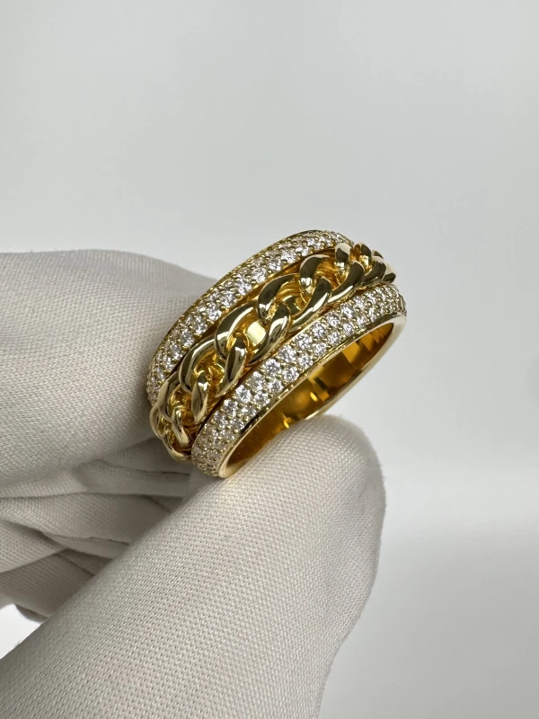 Piaget POSSESSION DIAMOND RING WITH CHAIN (SIZE 58) 390191 2