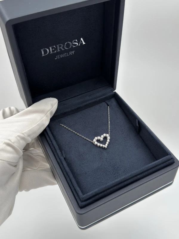 DeRosa DIAMOND 0.74 CT G-H/VS HEART PENDANT N311121 4