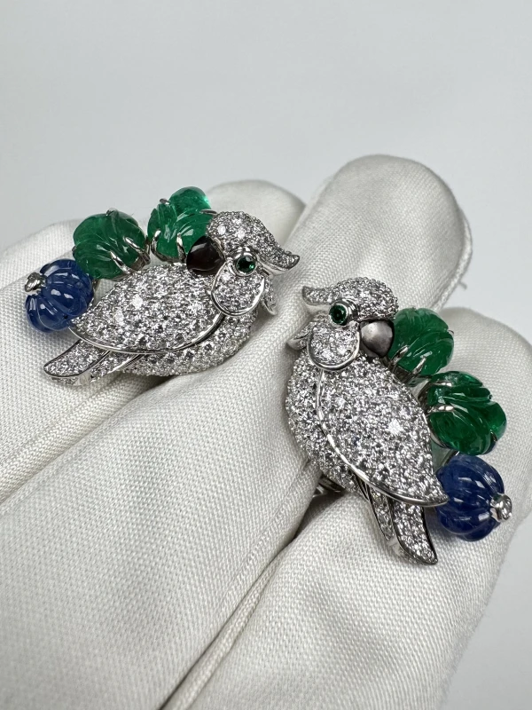 Cartier Paradise Earrings Les Oiseaux HP800341 6