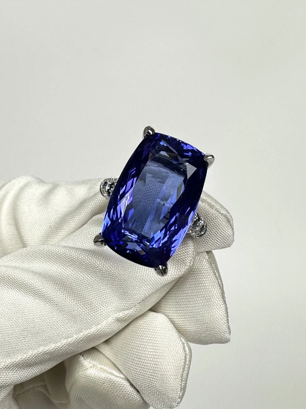 VERDI JEWELLERY КОЛЬЦО С ТАНЗАНИТОМ 21.67 CT A16D 5