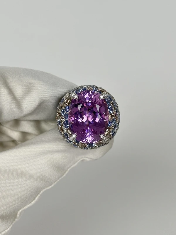 VERDI JEWELLERY КОЛЬЦО С КУНЦИТОМ 25.83 СТ A30A 2