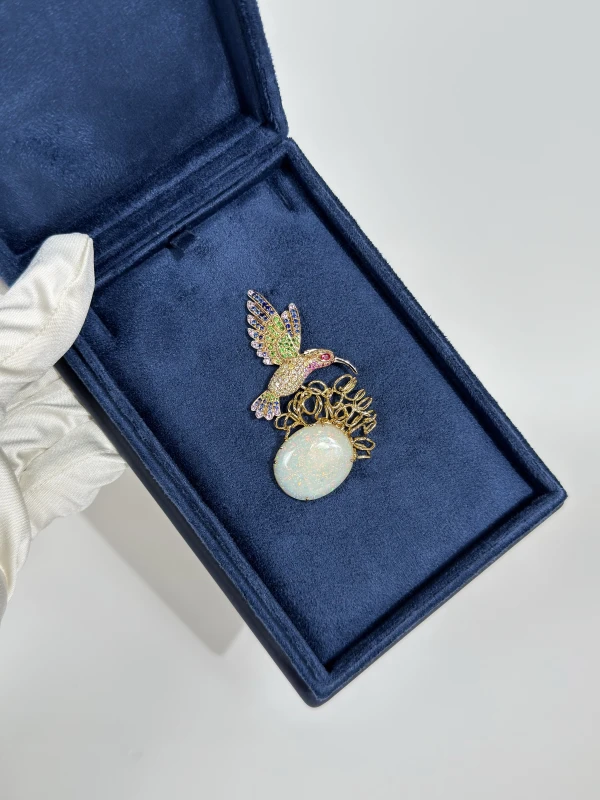 Earrings without a brand BIRD DROOCH NN1241 4