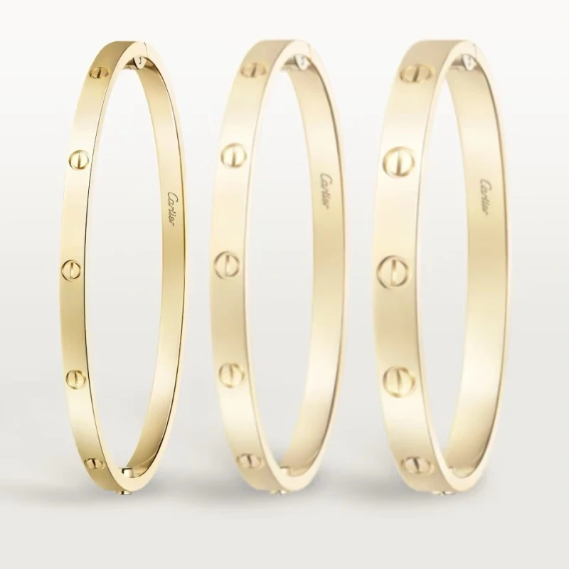 Cartier LOVE BRACELET, SMALL MODEL, YELLOW GOLD (SIZE 16) B6079116 8