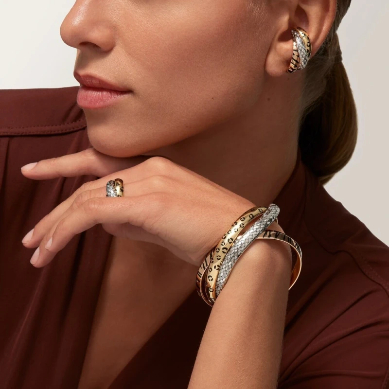 Cartier TRINITY BRACELET, LACQUER, DIAMONDS (SIZE 16) N6729116 2