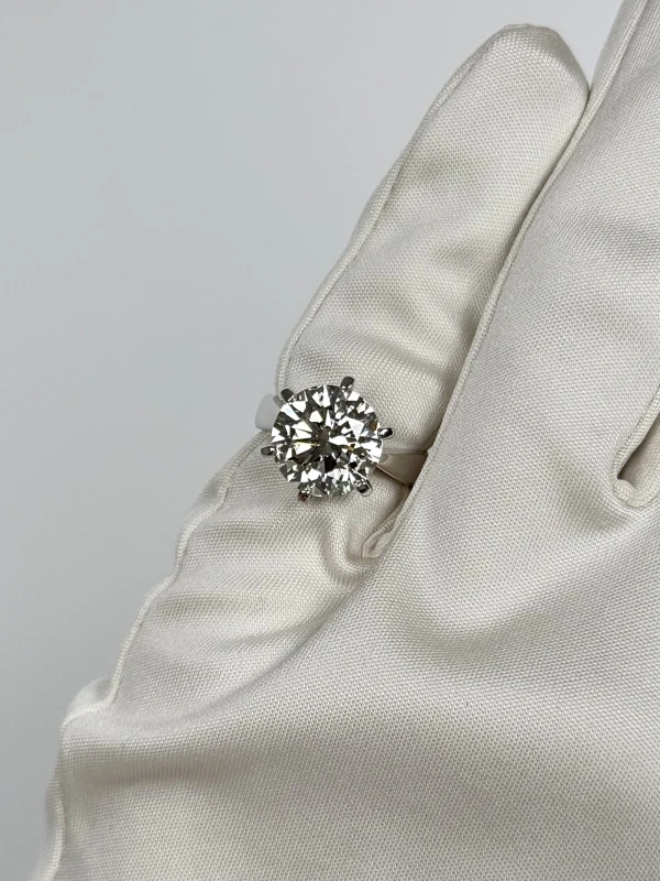 No name ROUND DIAMOND 5.10 CT J/VS1 RING (GIA) NN5.10J/VS1 5