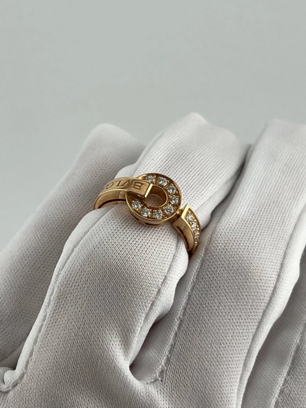 Bvlgari BVLGARI BVLGARI, ROSE GOLD AND DIAMONDS RING 346209 4
