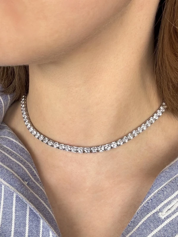DeRosa ROUND DIAMOND 26.02 CT NECKLACE (SIZE 39) N992691 2